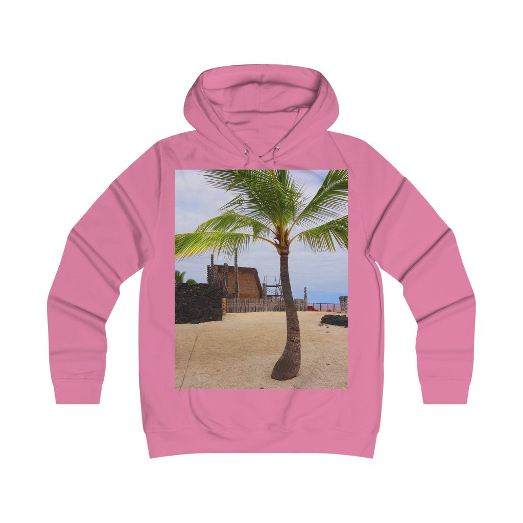 “Florescence Hale O Keawe” - Girlie College Hoodie - Fry1Productions
