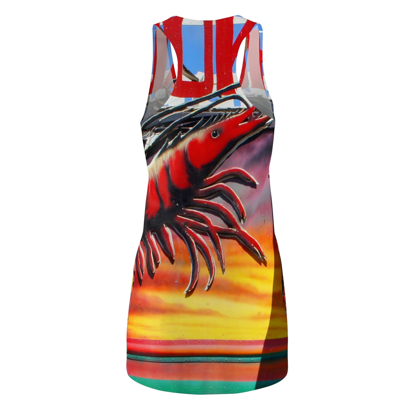 Kahuku Kai - Women's All-Over Print Racerback Dress - Fry1Productions