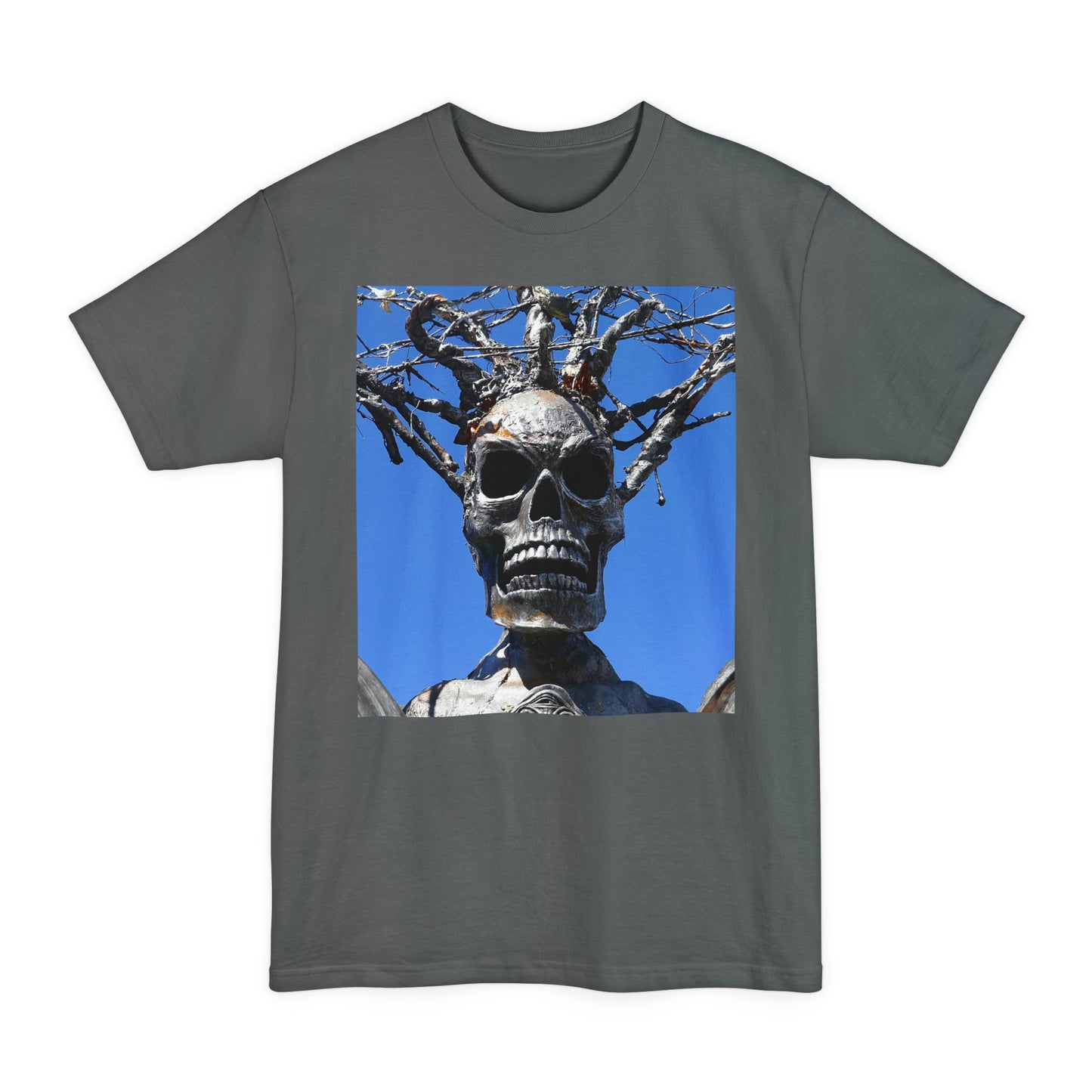 Skull Warrior Stare - Unisex Tall Beefy T-Shirt - Fry1Productions
