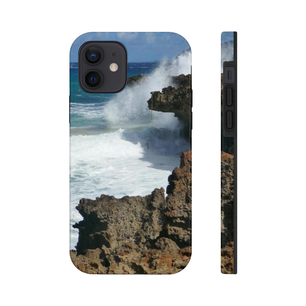 "Surfer's Saving Rope" - iPhone Tough Case - Fry1Productions