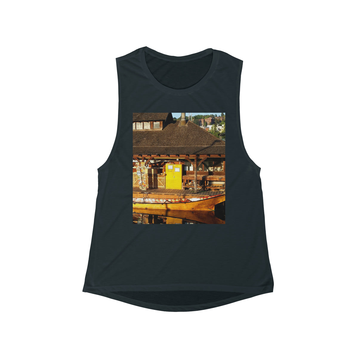 Q'il'bid Awe - Women's Flowy Scoop Muscle Tank - Fry1Productions