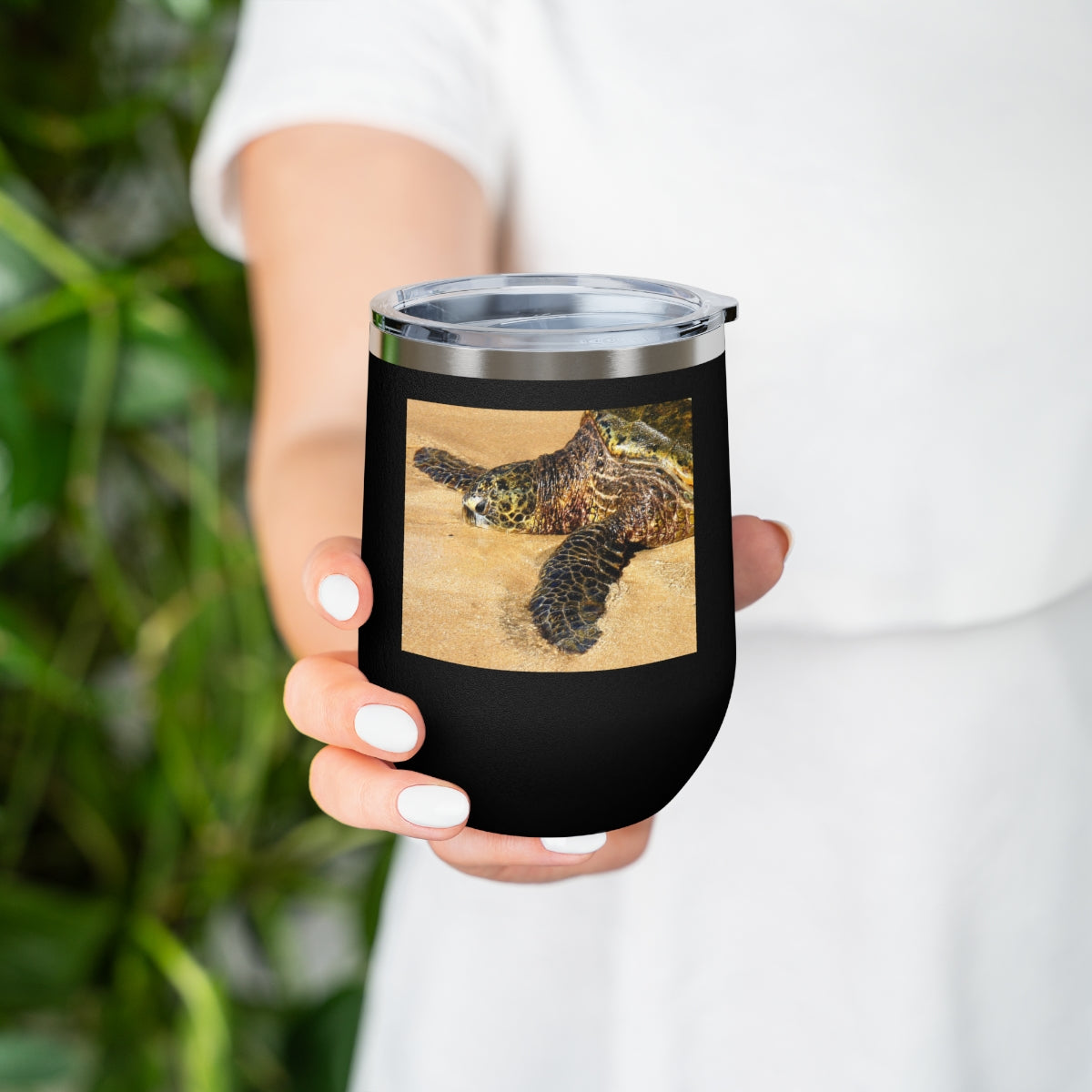 Glistening Journey - 12 oz Insulated Wine Tumbler - Fry1Productions