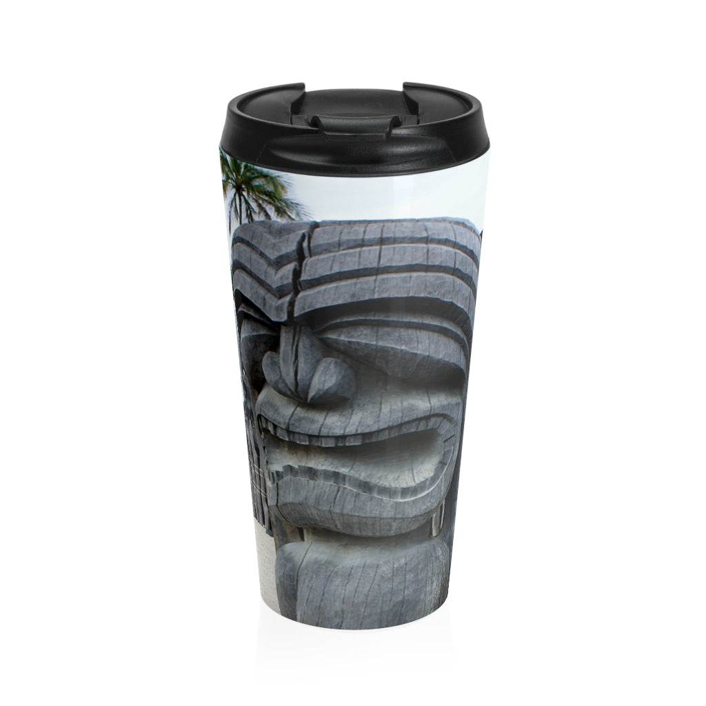 "Fierce Guardian" - Stainless Steel Travel Mug 15 oz - Fry1Productions