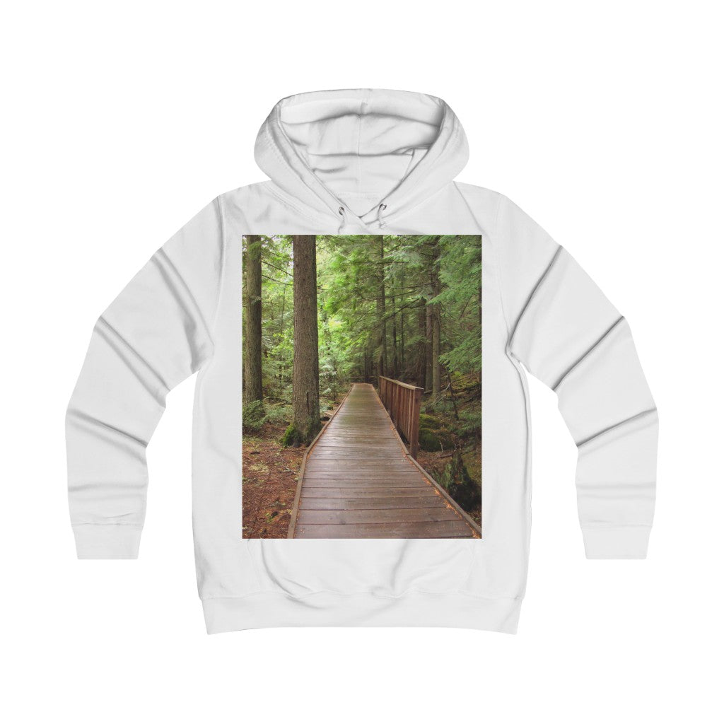 "Fauna Flora" -  Girlie College Hoodie - Fry1Productions