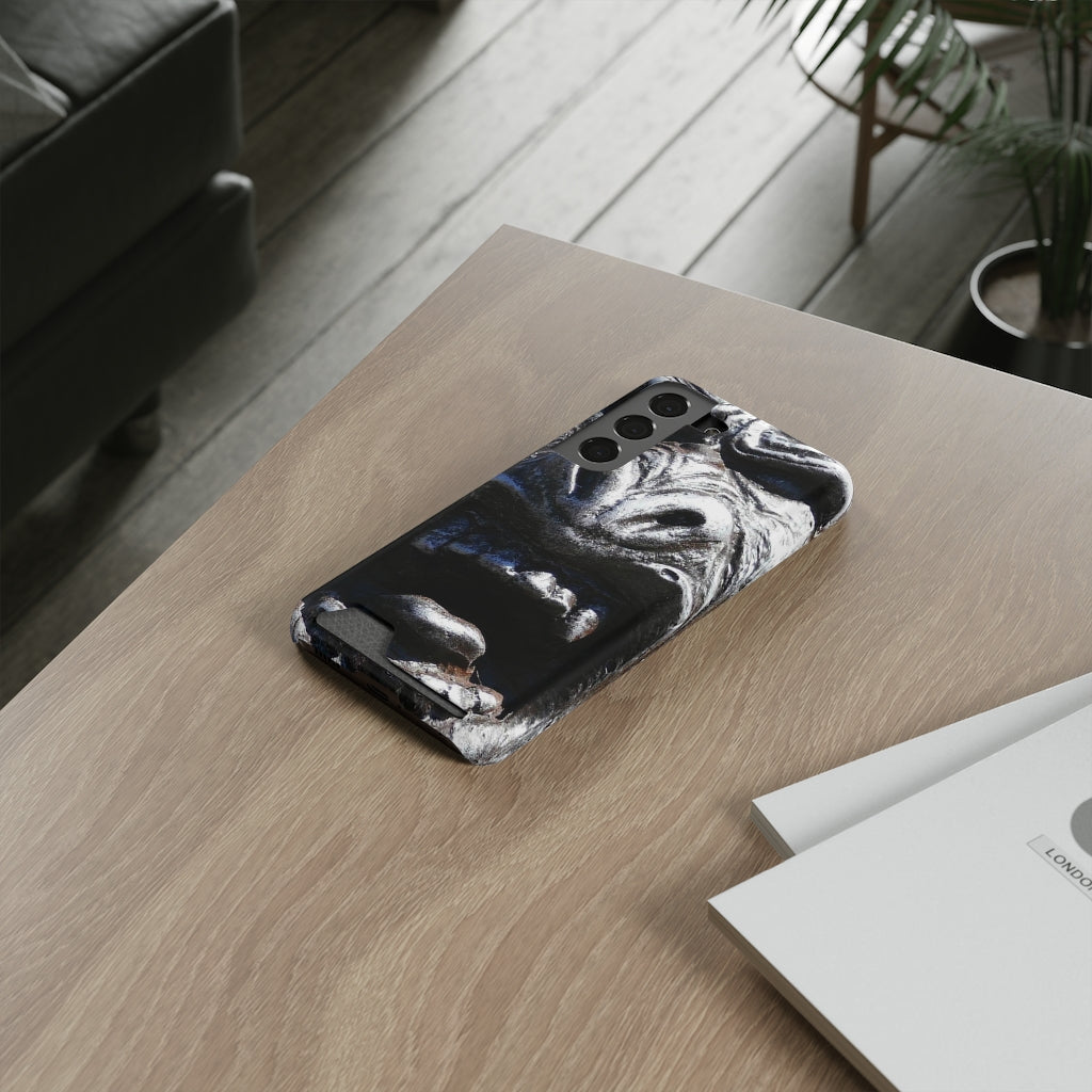 "Frenzy Scream" - Galaxy S22 S21 & iPhone 13 Case With Card Holder - Fry1Productions