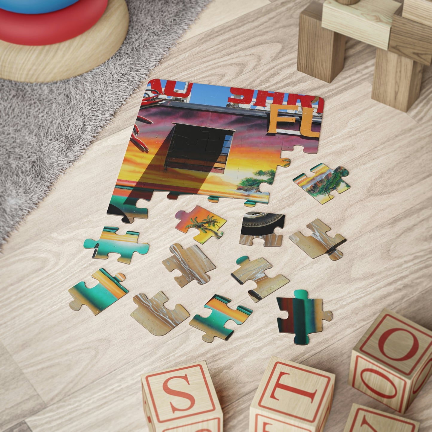 Island Love - Kids' Puzzle, 30-Piece - Fry1Productions