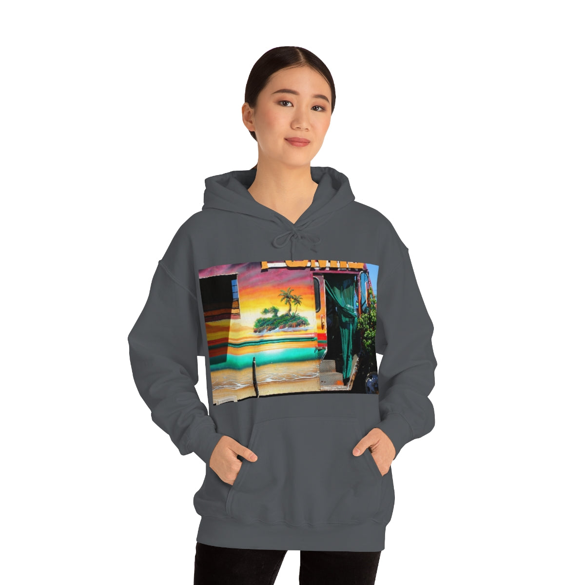 Island Love - Unisex Heavy Blend Hooded Sweatshirt - Fry1Productions