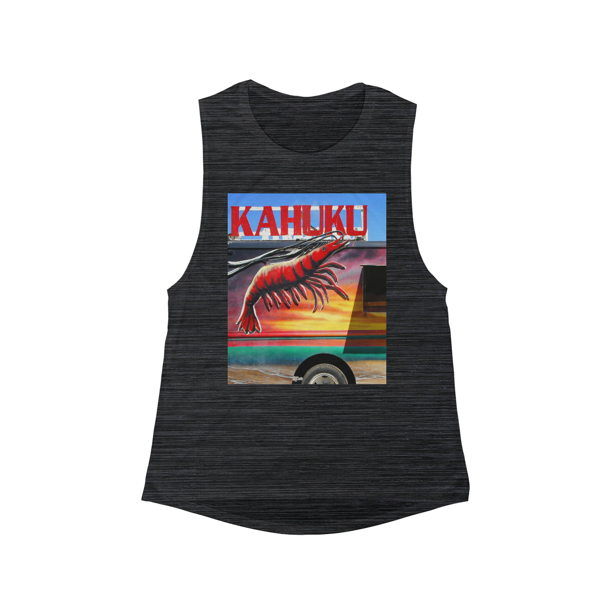 Kahuku Kai - Women's Flowy Scoop Muscle Tank - Fry1Productions