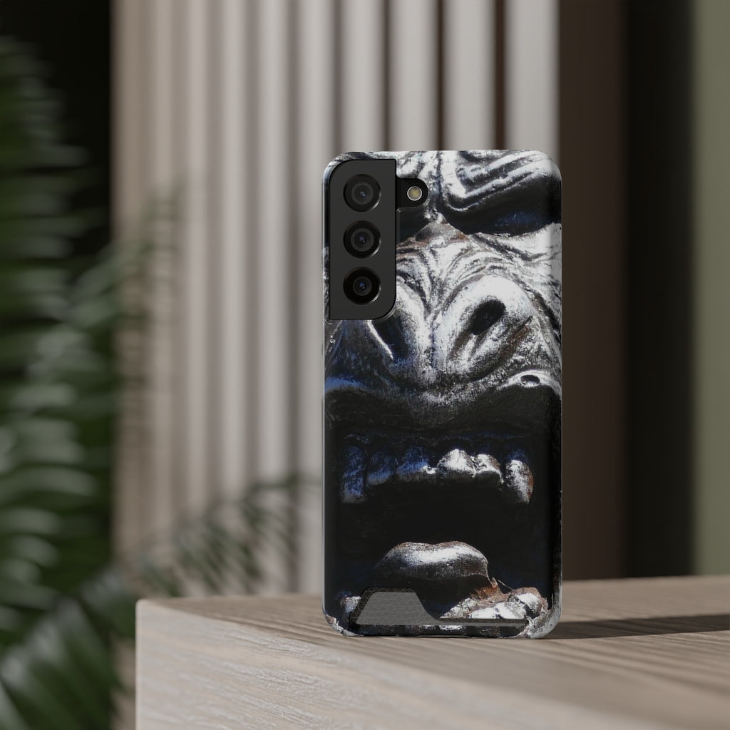 "Frenzy Scream" - Galaxy S22 S21 & iPhone 13 Case With Card Holder - Fry1Productions