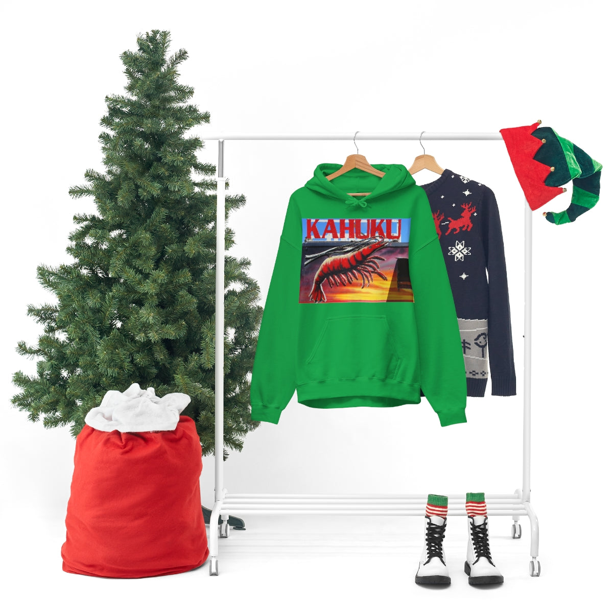 Kahuku Kai - Unisex Heavy Blend Hooded Sweatshirt - Fry1Productions