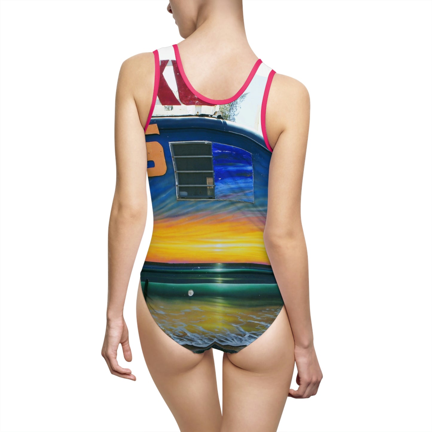 Fumis Aloha - Women's Classic One-Piece Swimsuit - Fry1Productions