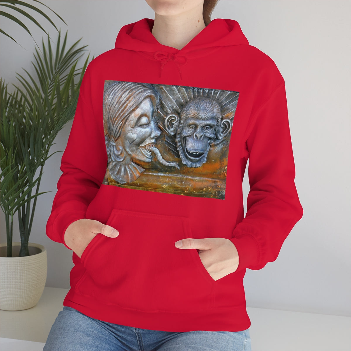 Snakily Speaking - Unisex Heavy Blend Hooded Sweatshirt - Fry1Productions