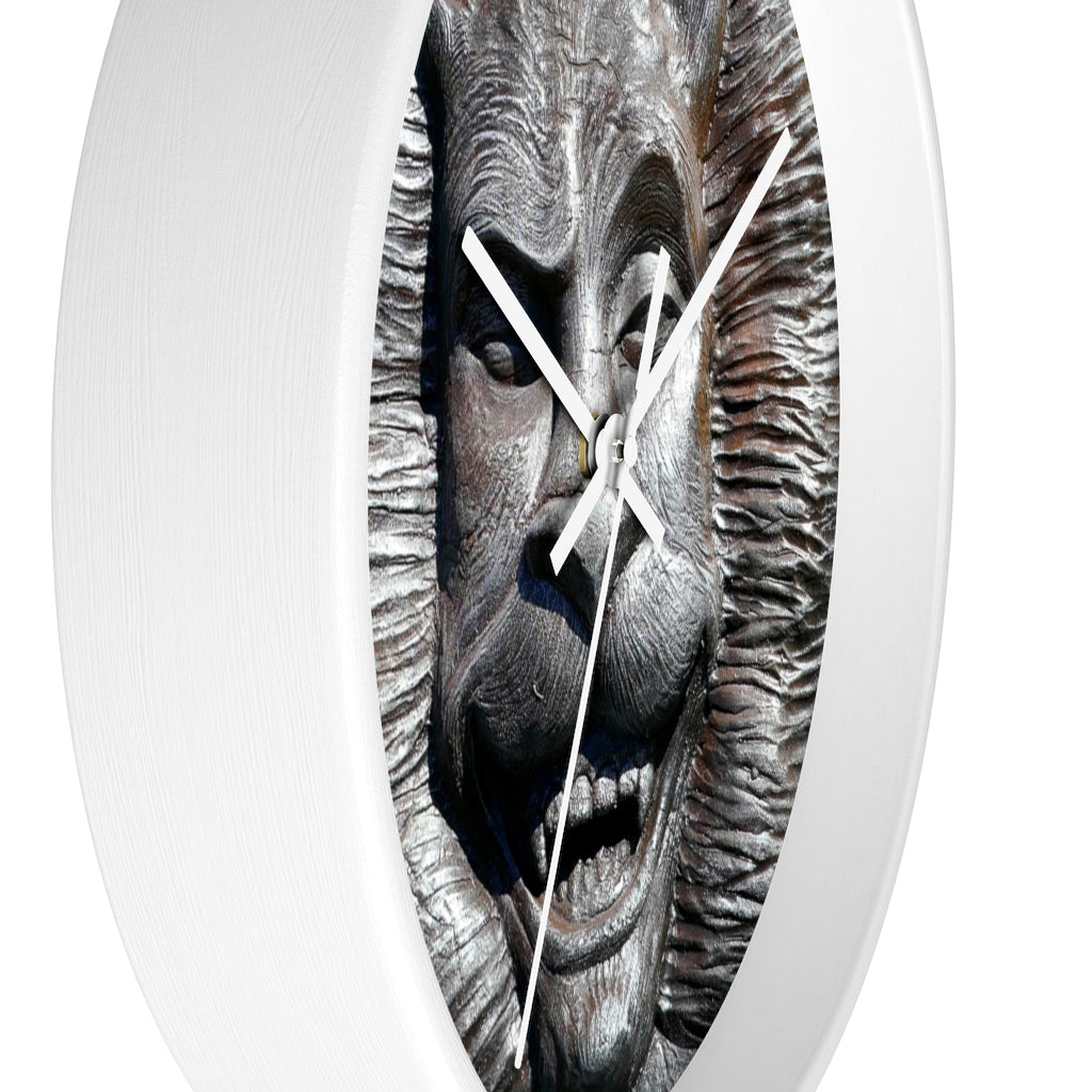 "Lion's Friends Forever " - 10" Wooden Frame Wall Clock - Fry1Productions