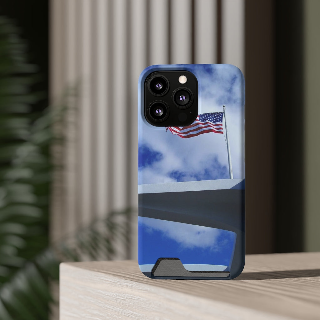 "In Solemn Remembrance" - Galaxy S22 S21 & iPhone 13 Case With Card Holder - Fry1Productions