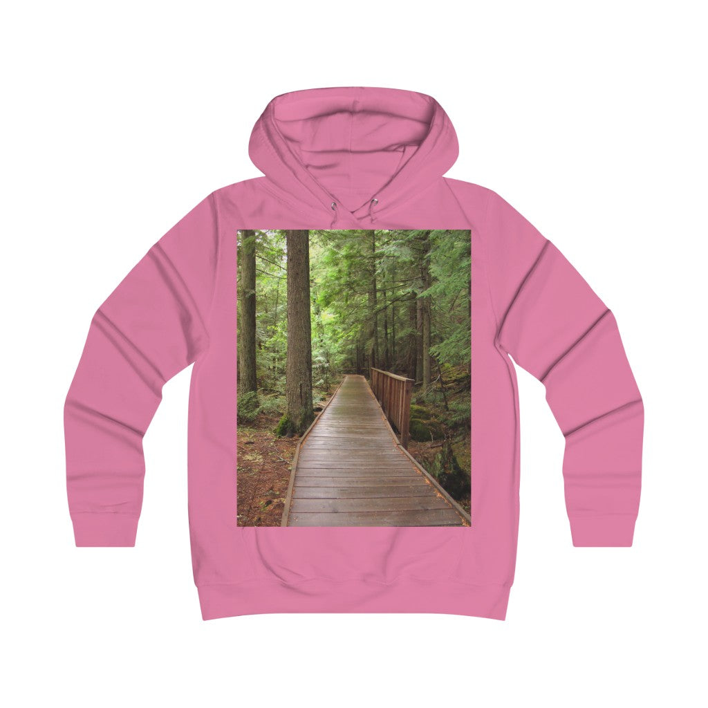 "Fauna Flora" - Girlie College Hoodie - Fry1Productions