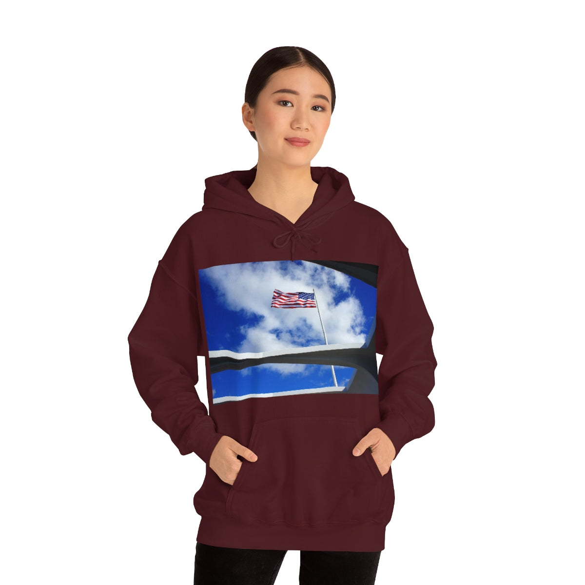 Bravery Honored Forever - Unisex Heavy Blend Hooded Sweatshirt - Fry1Productions