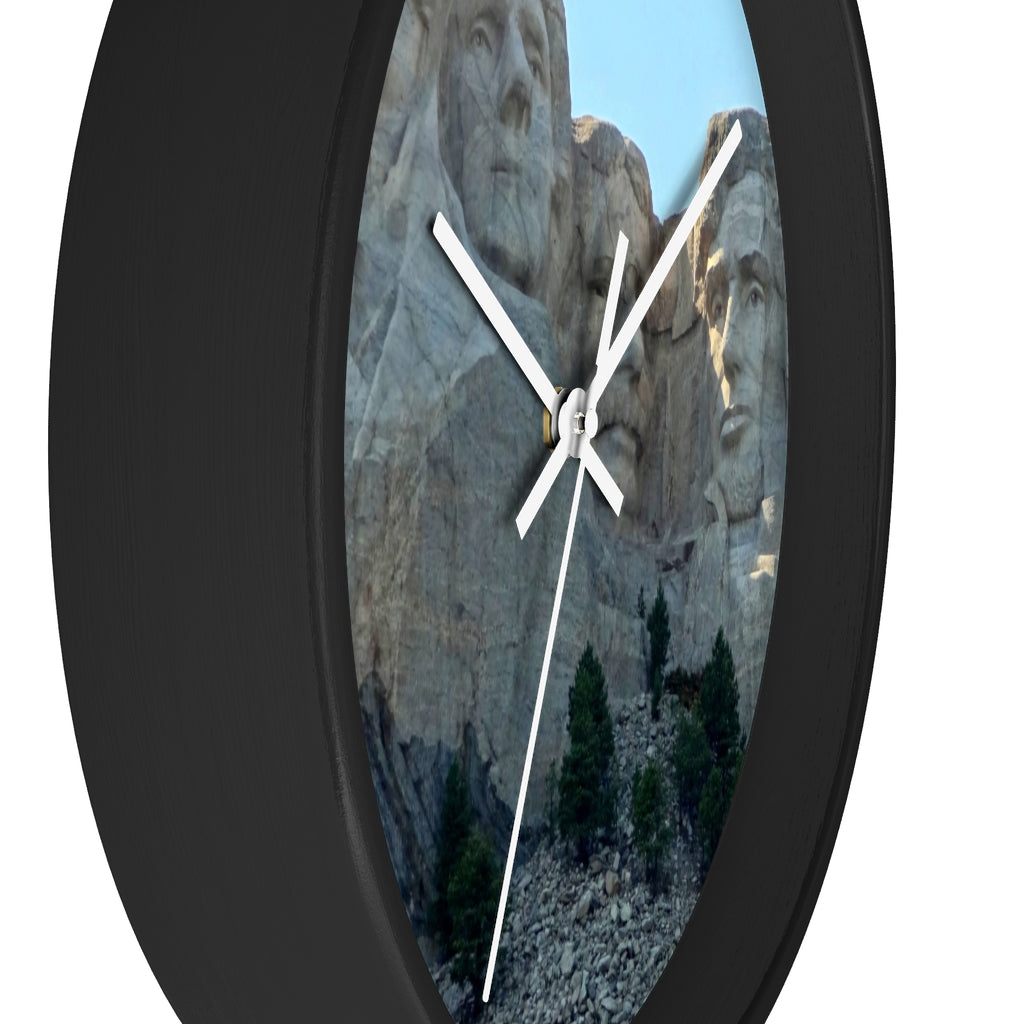 "History Remembered Forever" - 10" Wooden Frame Wall Clock - Fry1Productions