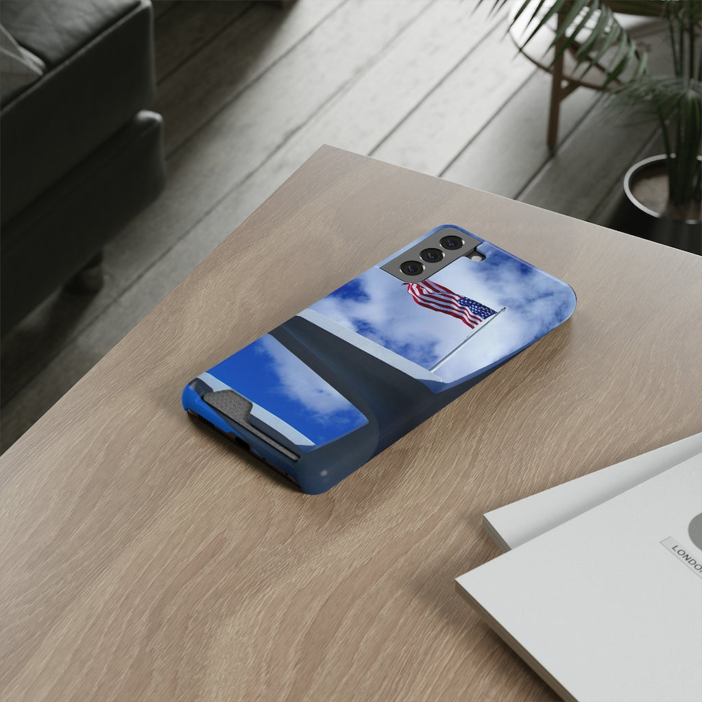 "In Solemn Remembrance" - Galaxy S22 S21 & iPhone 13 Case With Card Holder - Fry1Productions