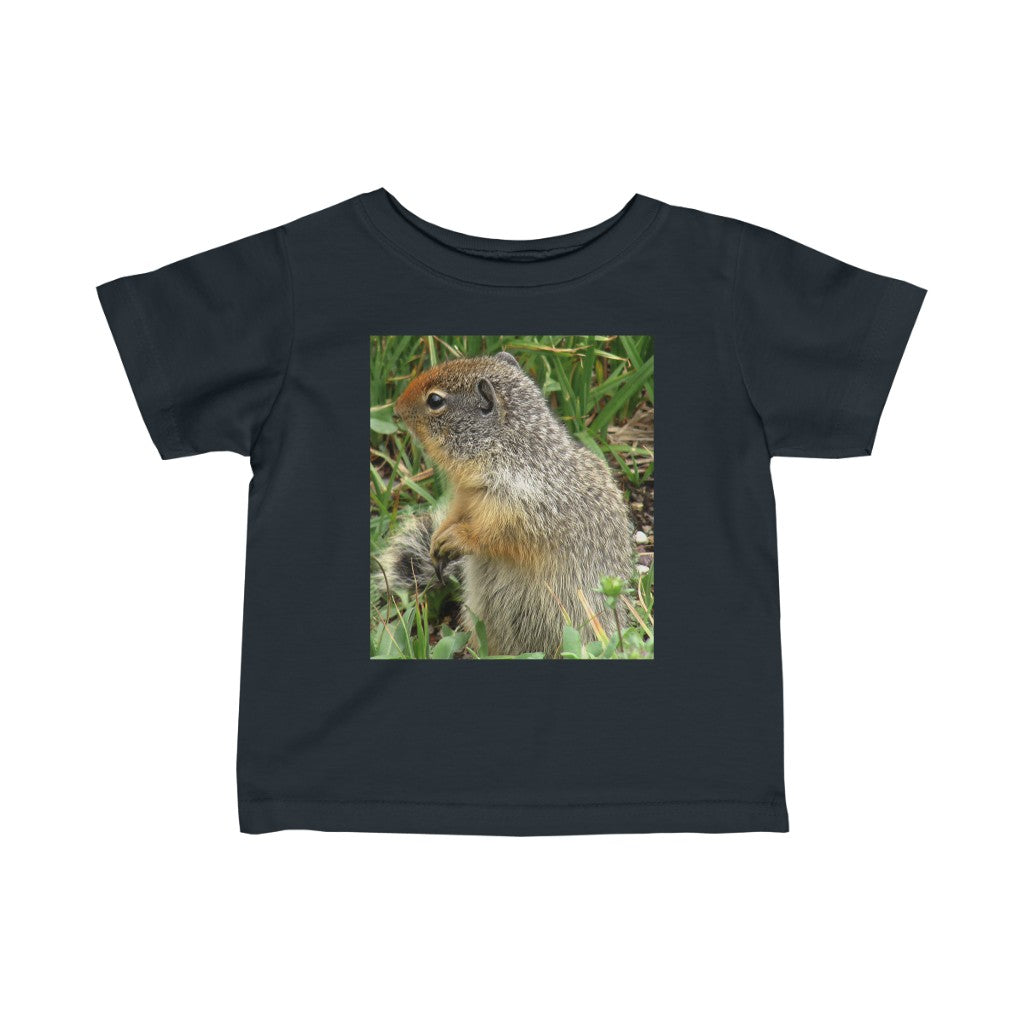 Inquisitive Stare - Infant Fine Jersey Tee - Fry1Productions