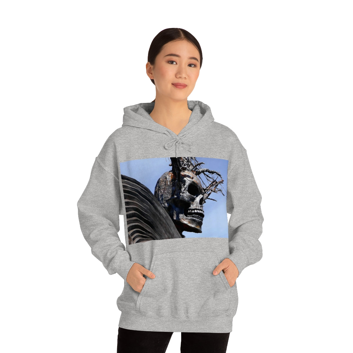 Skull Warrior - Unisex Heavy Blend Hooded Sweatshirt - Fry1Productions