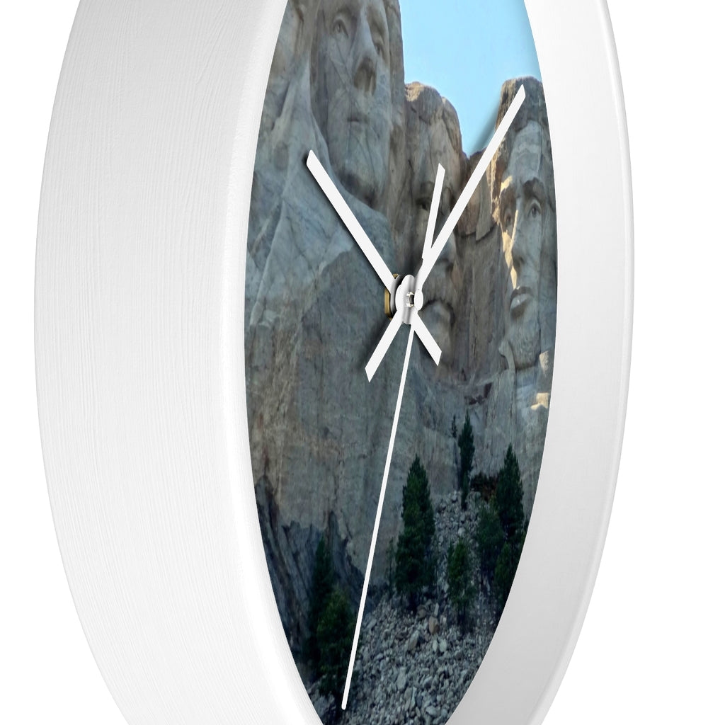 "History Remembered Forever" - 10" Wooden Frame Wall Clock - Fry1Productions