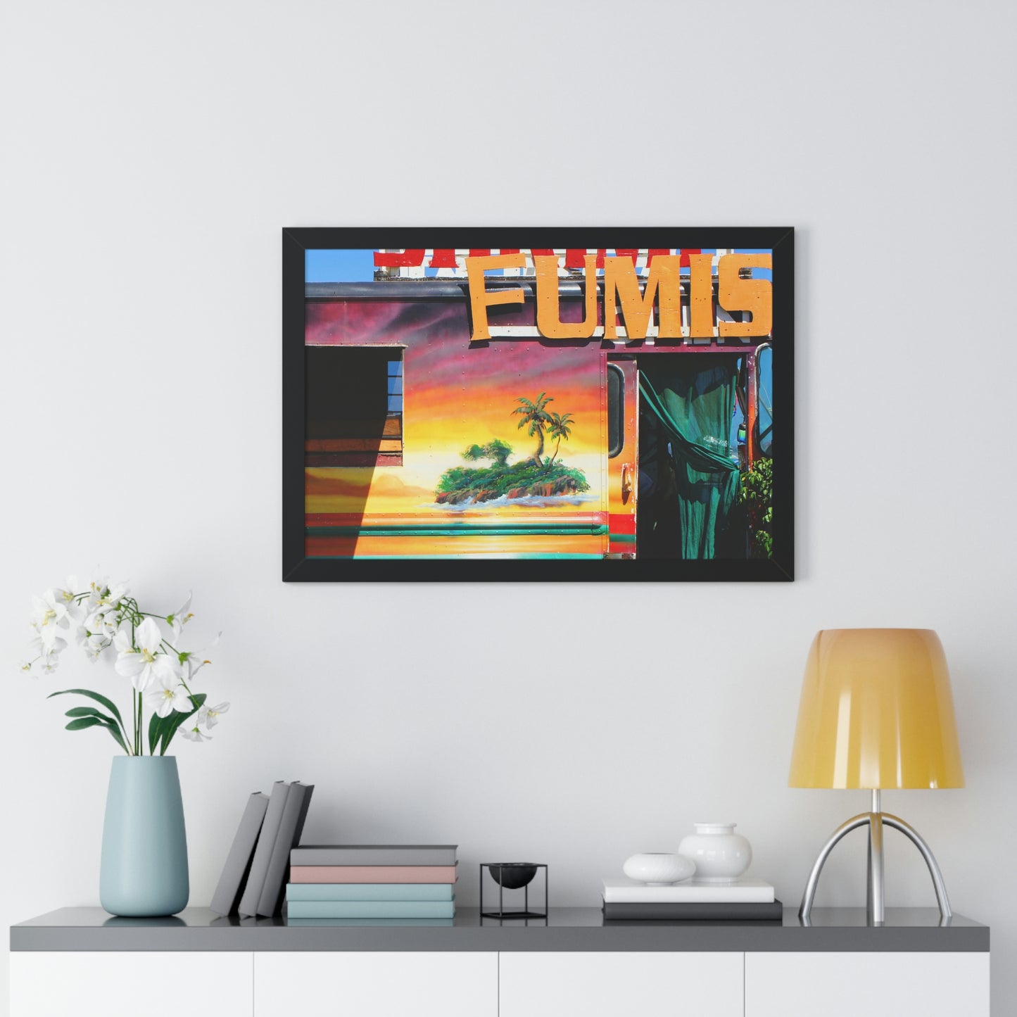 Island Love - Framed Horizontal Poster - Fry1Productions