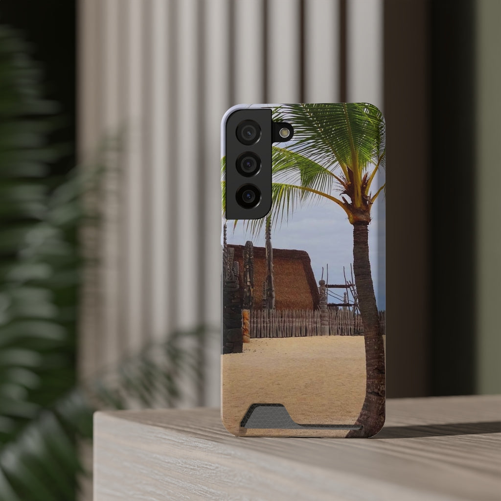 “Florescence Hale O Keawe” - Galaxy S22 S21 & iPhone 13 Case With Card Holder - Fry1Productions