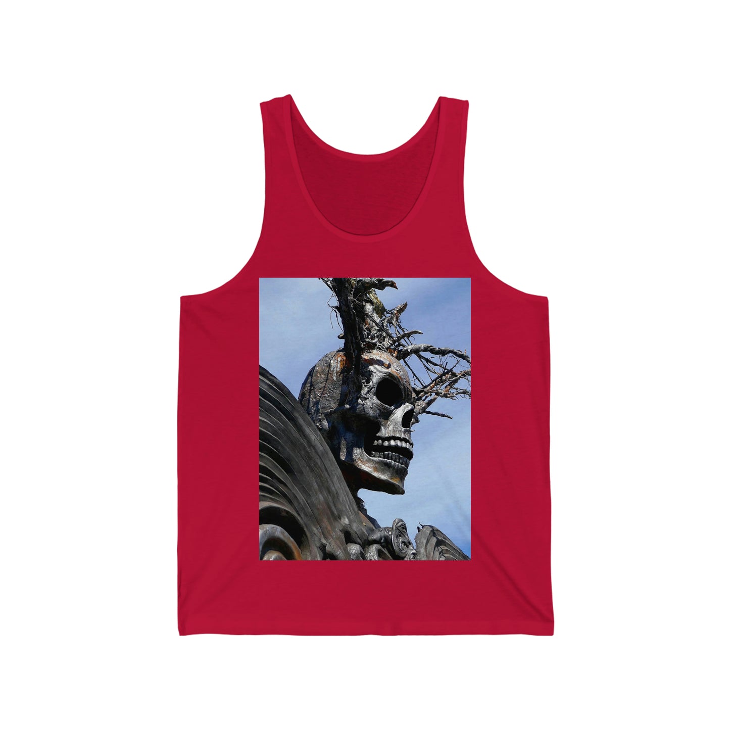Skull Warrior - Unisex Jersey Tank - Fry1Productions
