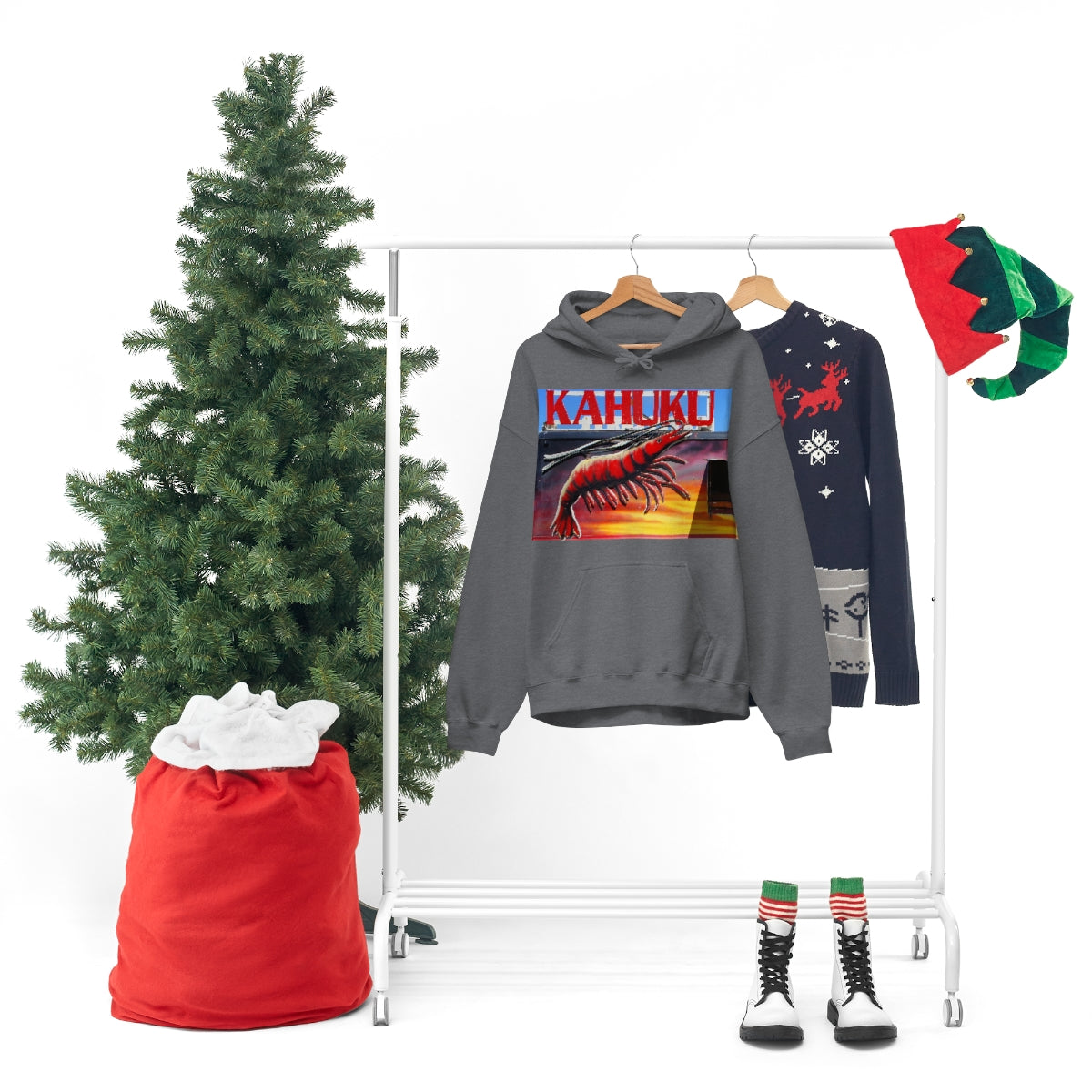 Kahuku Kai - Unisex Heavy Blend Hooded Sweatshirt - Fry1Productions