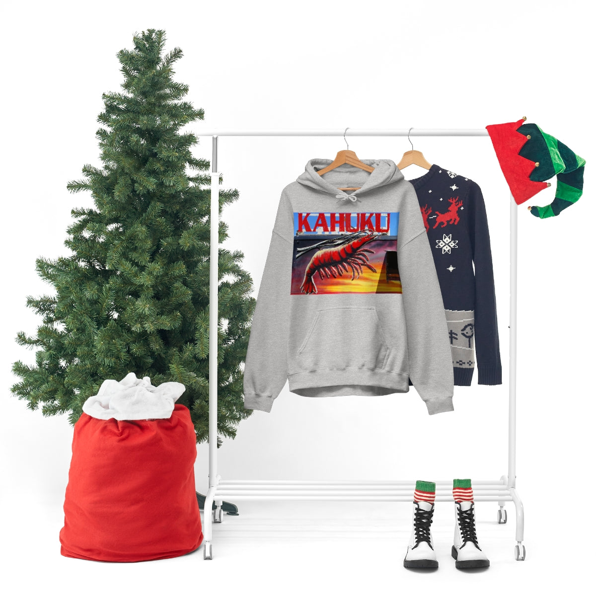 Kahuku Kai - Unisex Heavy Blend Hooded Sweatshirt - Fry1Productions