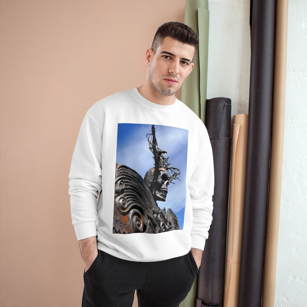 Skull Warrior - Champion Sweatshirt - Fry1Productions