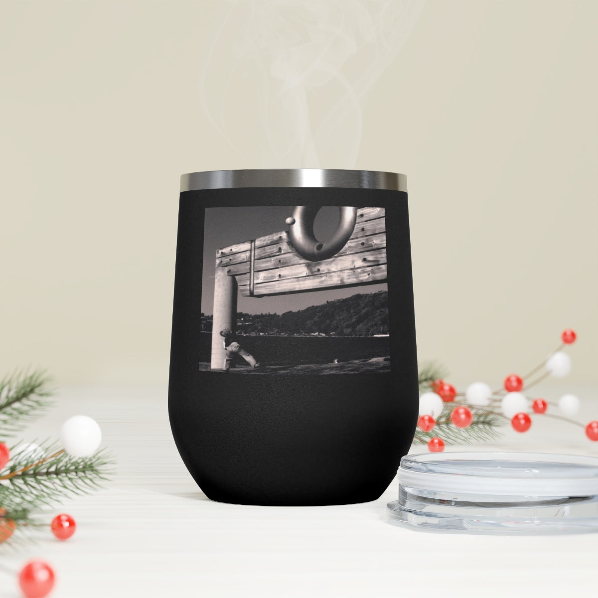 Great Throw - 12 oz Insulated Wine Tumbler - Fry1Productions
