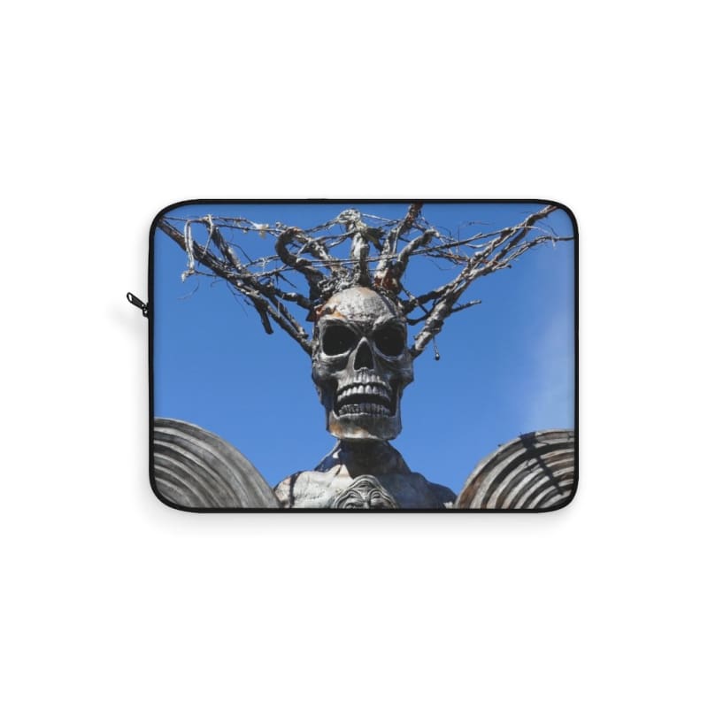 "Skull Warrior Stare" - Laptop Sleeve - Fry1Productions