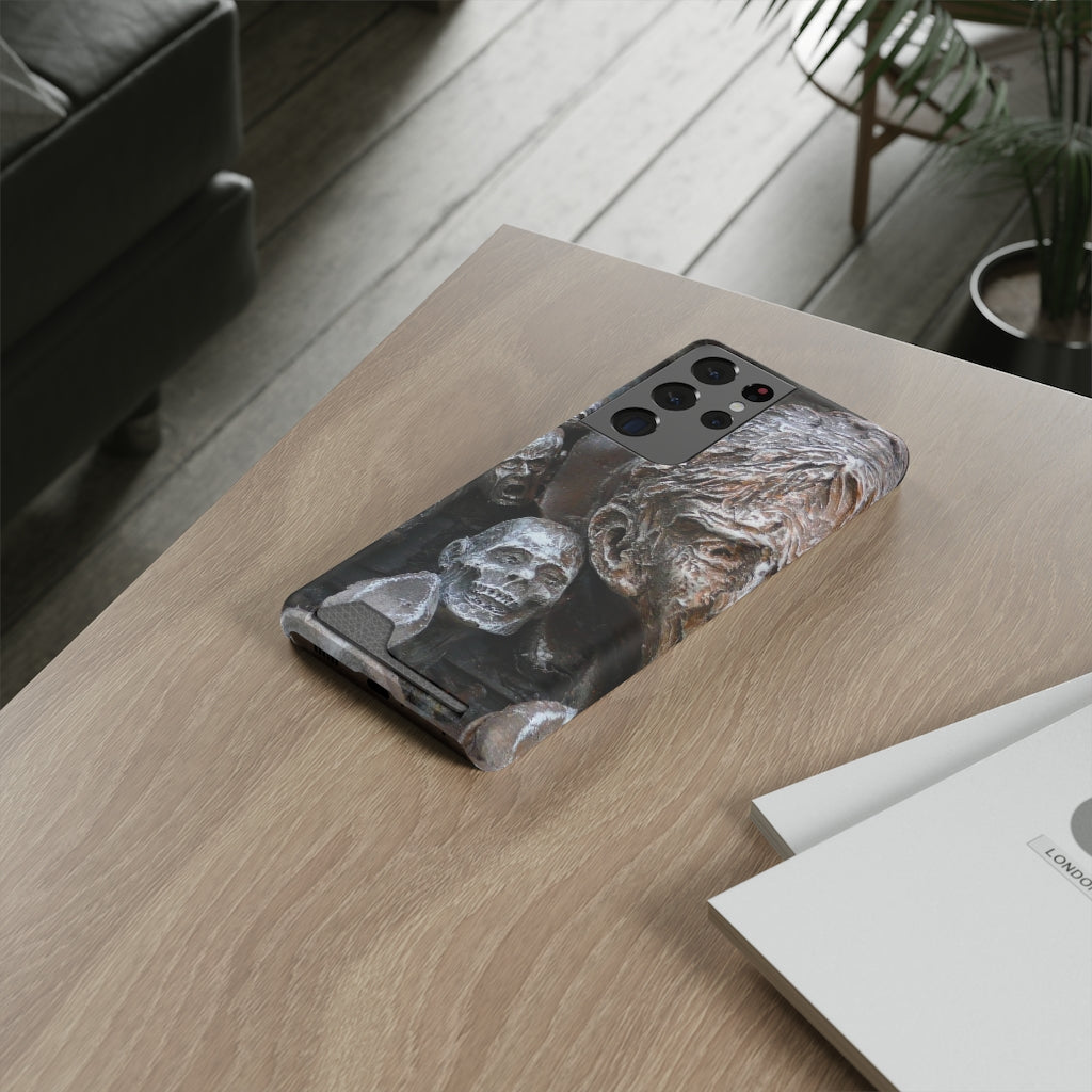 "Waiting for the King" - Galaxy S22 S21 & iPhone 13 Case With Card Holder - Fry1Productions