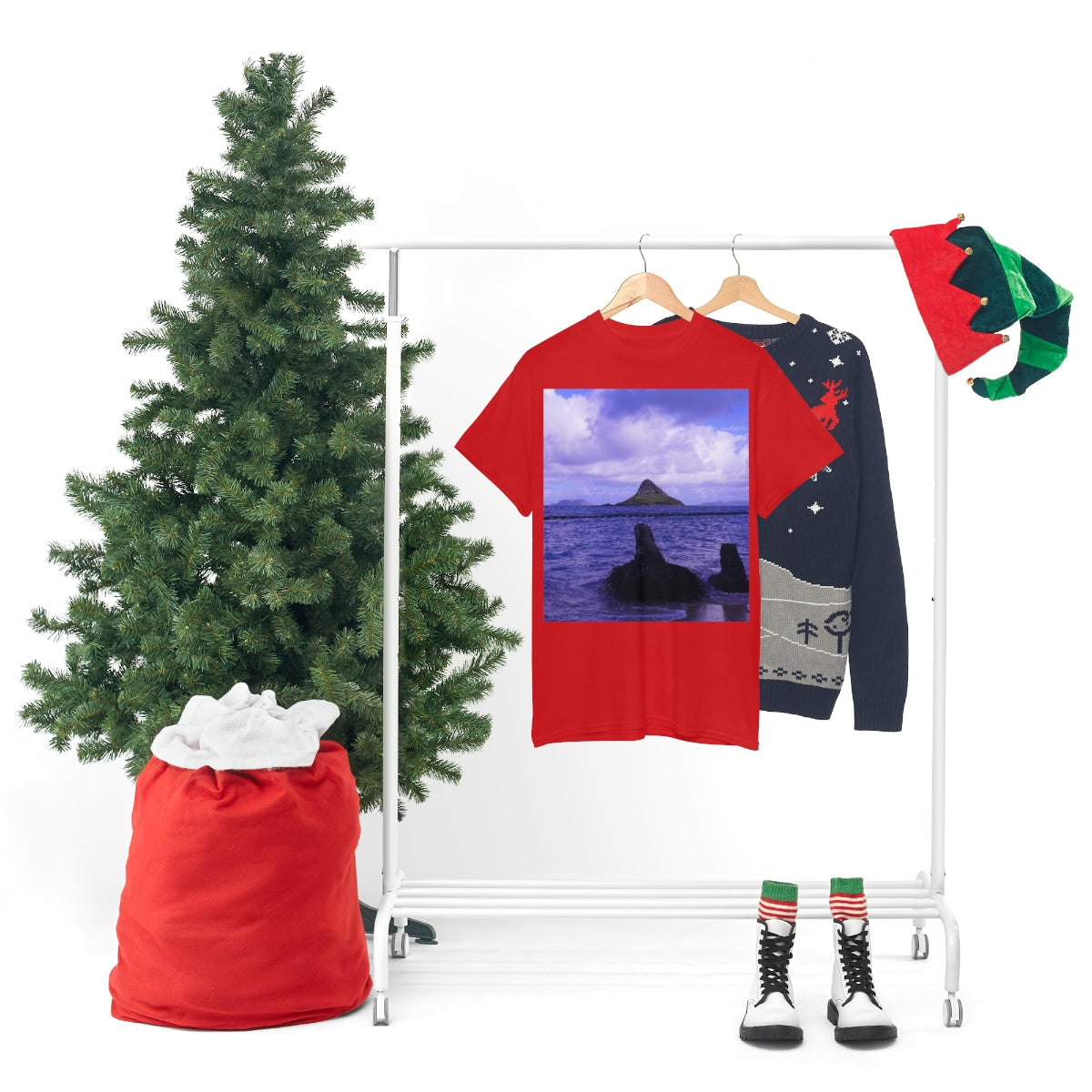 Wade To Chinaman's Hat - Unisex Heavy Cotton Tee - Fry1Productions