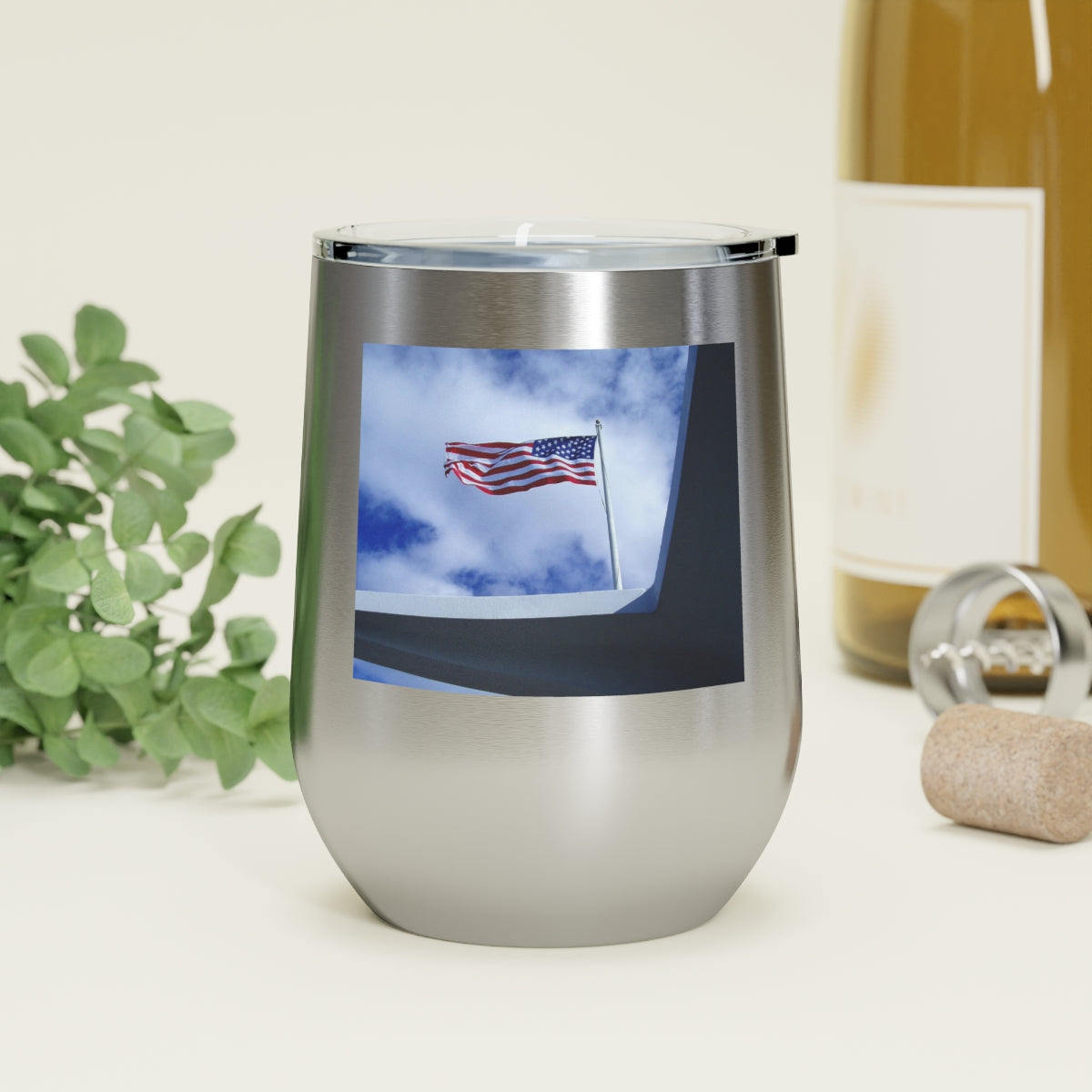 In Solemn Remembrance - 12 oz Insulated Wine Tumbler - Fry1Productions