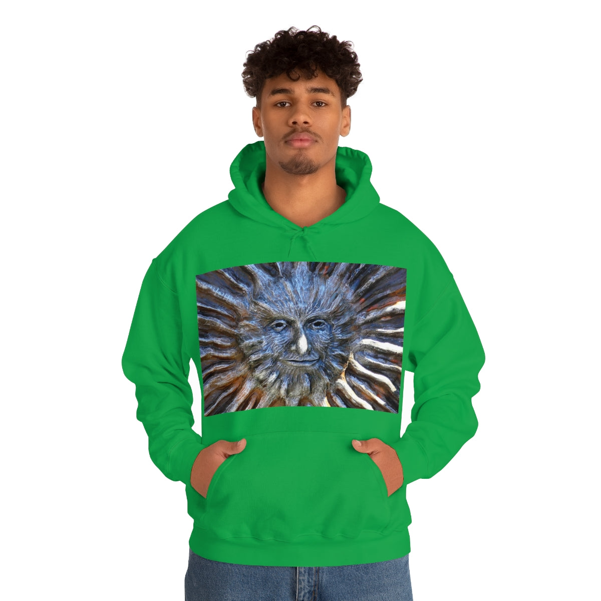 Sun God - Unisex Heavy Blend Hooded Sweatshirt - Fry1Productions