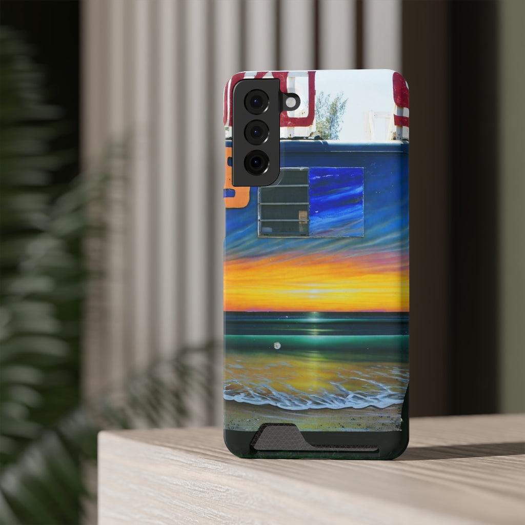"Fumis Aloha" - Galaxy S22 S21 & iPhone 13 Case With Card Holder - Fry1Productions