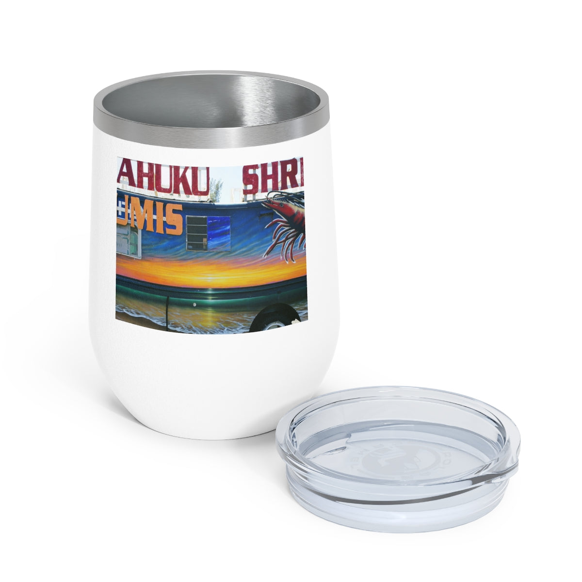 Fumis Aloha - 12 oz Insulated Wine Tumbler - Fry1Productions