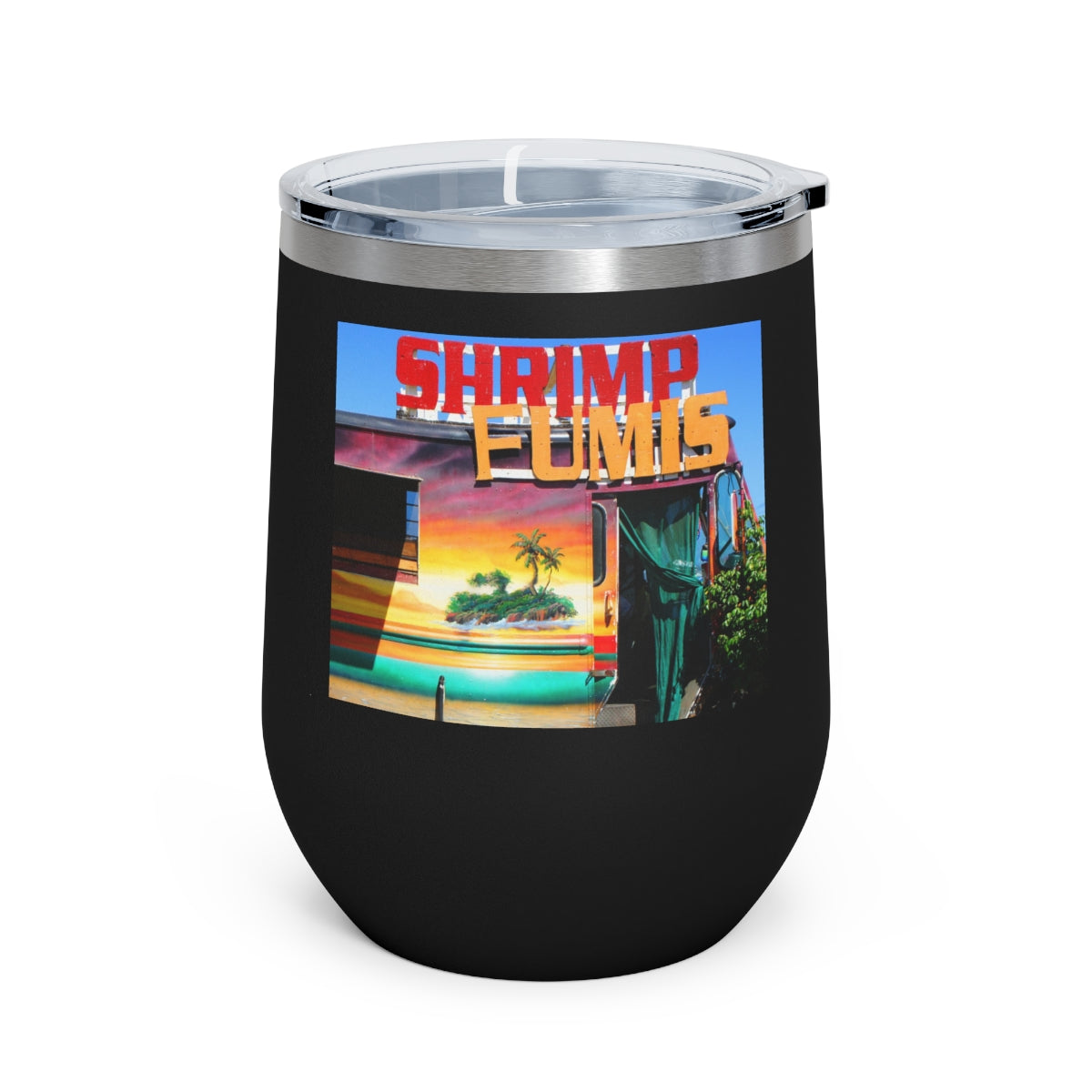 Island Love - 12 oz Insulated Wine Tumbler - Fry1Productions