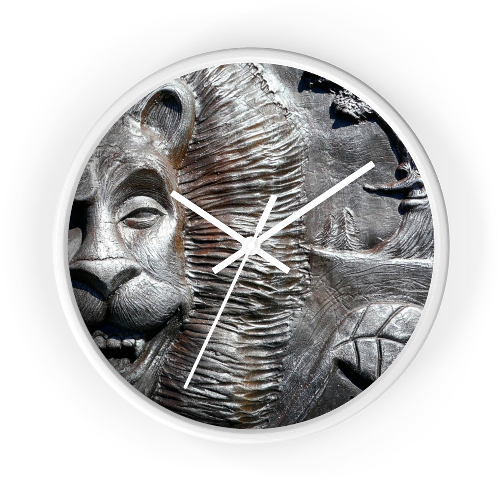 "Lion's Friends Forever v3 " - 10" Wooden Frame Wall Clock - Fry1Productions