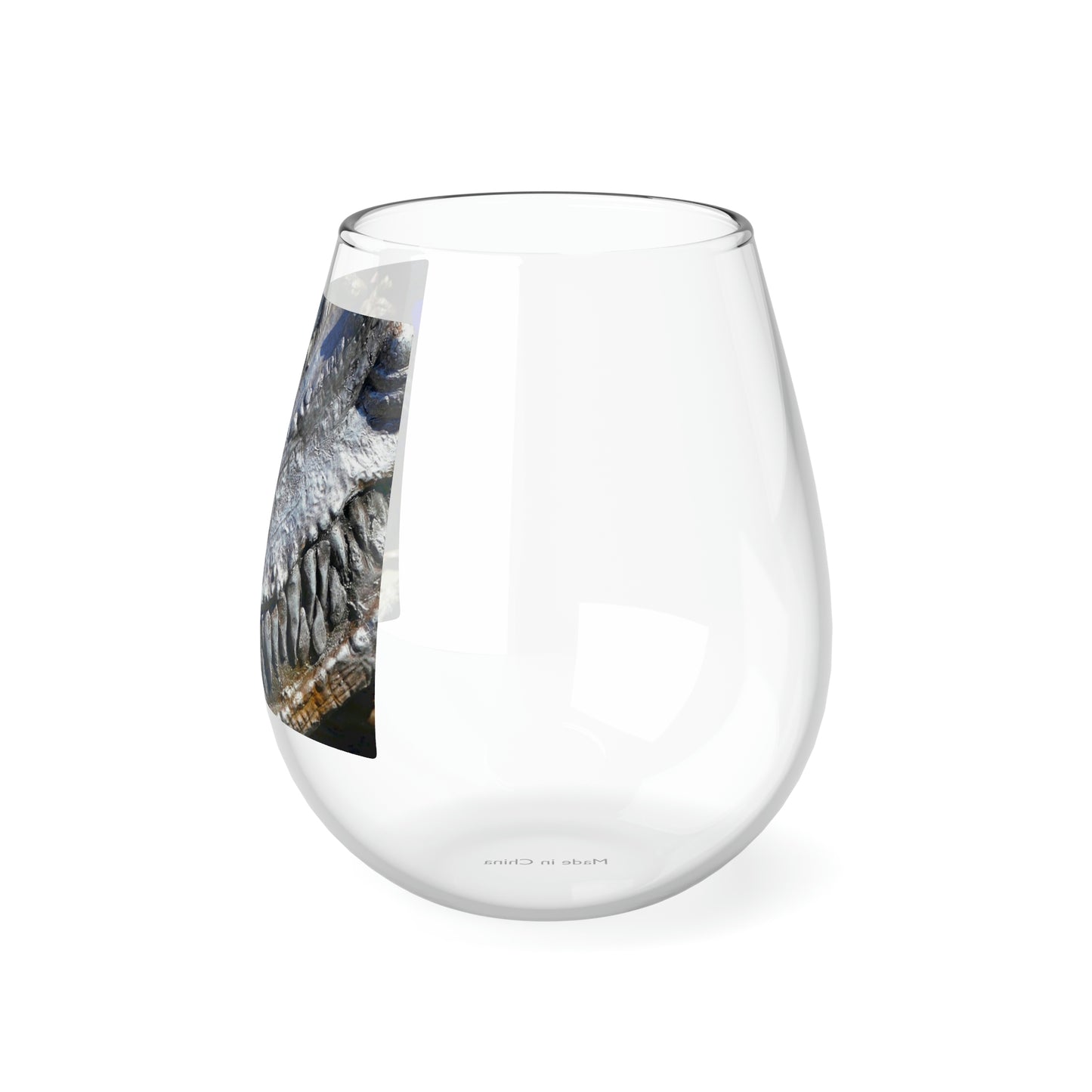Delectable Vision - Stemless Wine Glass, 11.75 oz - Fry1Productions