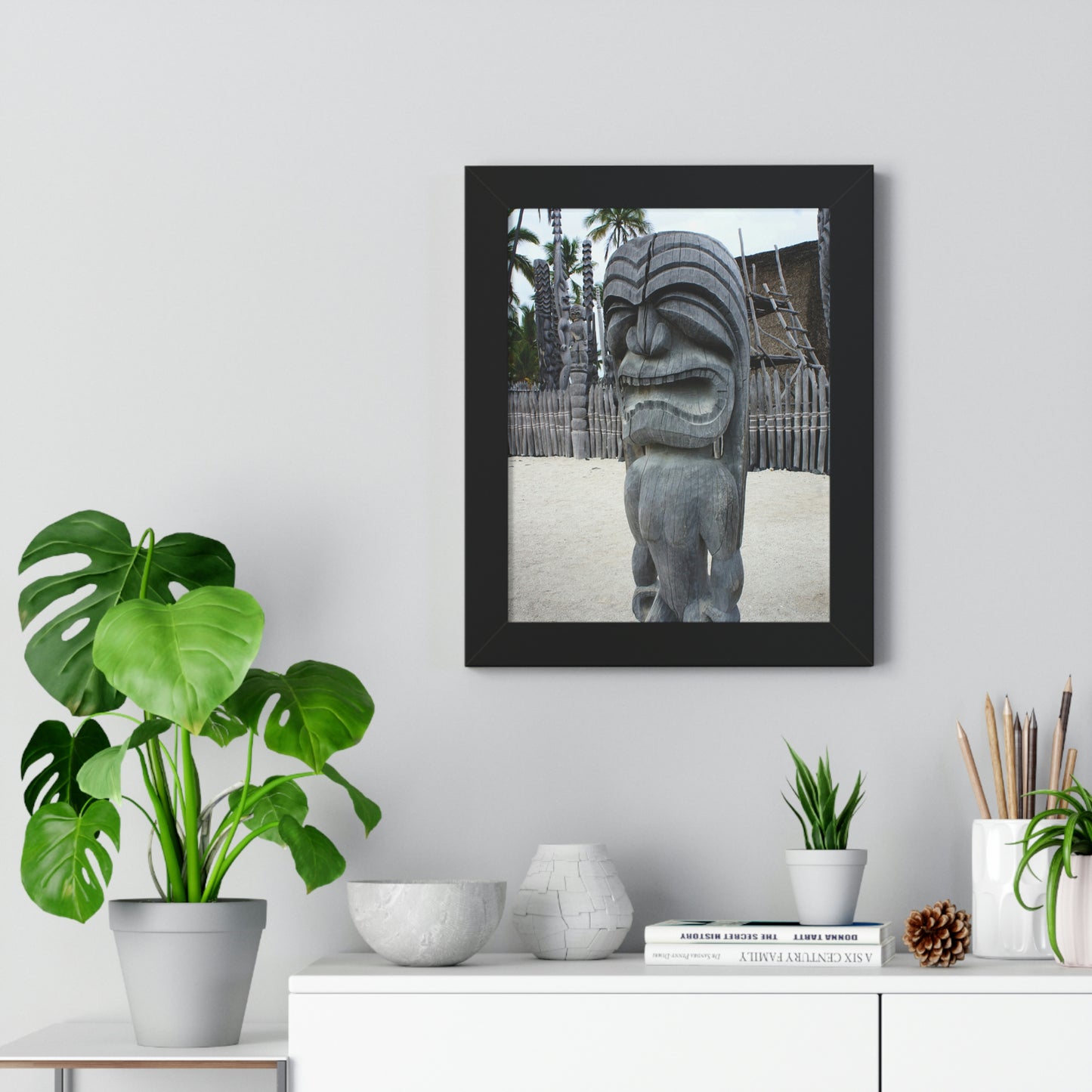 Fierce Guardian - Framed Vertical Poster - Fry1Productions