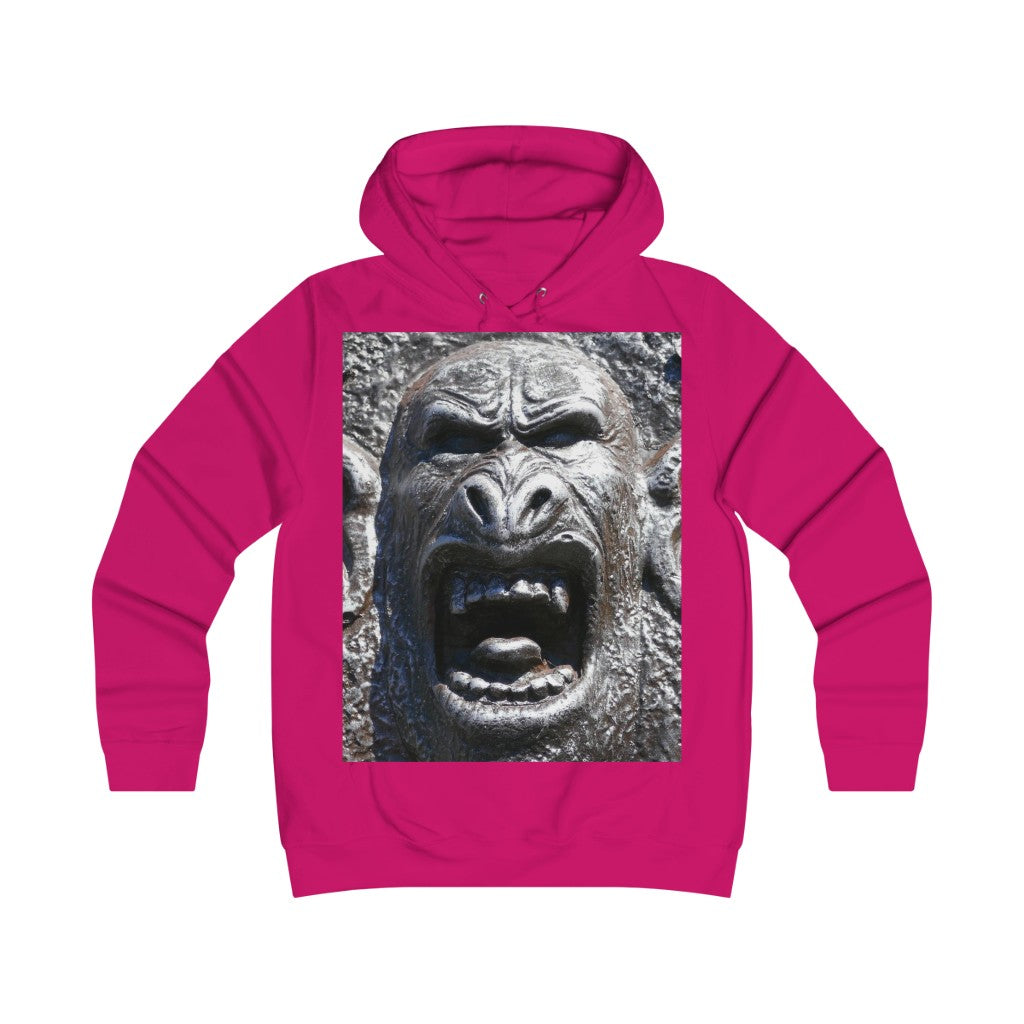 "Frenzy Scream" - Girlie College Hoodie - Fry1Productions