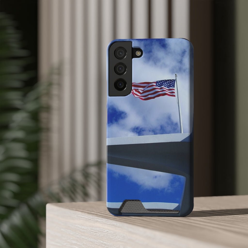 "In Solemn Remembrance" - Galaxy S22 S21 & iPhone 13 Case With Card Holder - Fry1Productions