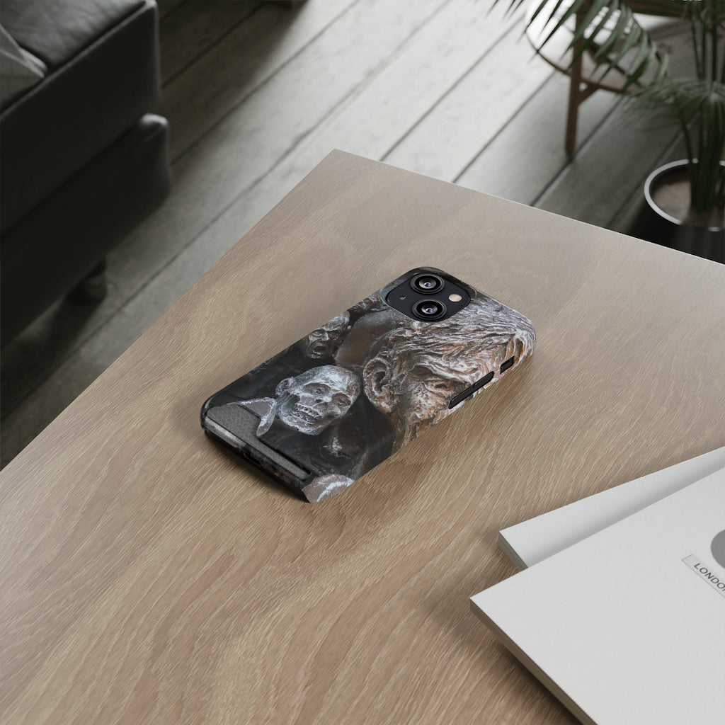 "Waiting for the King" - Galaxy S22 S21 & iPhone 13 Case With Card Holder - Fry1Productions