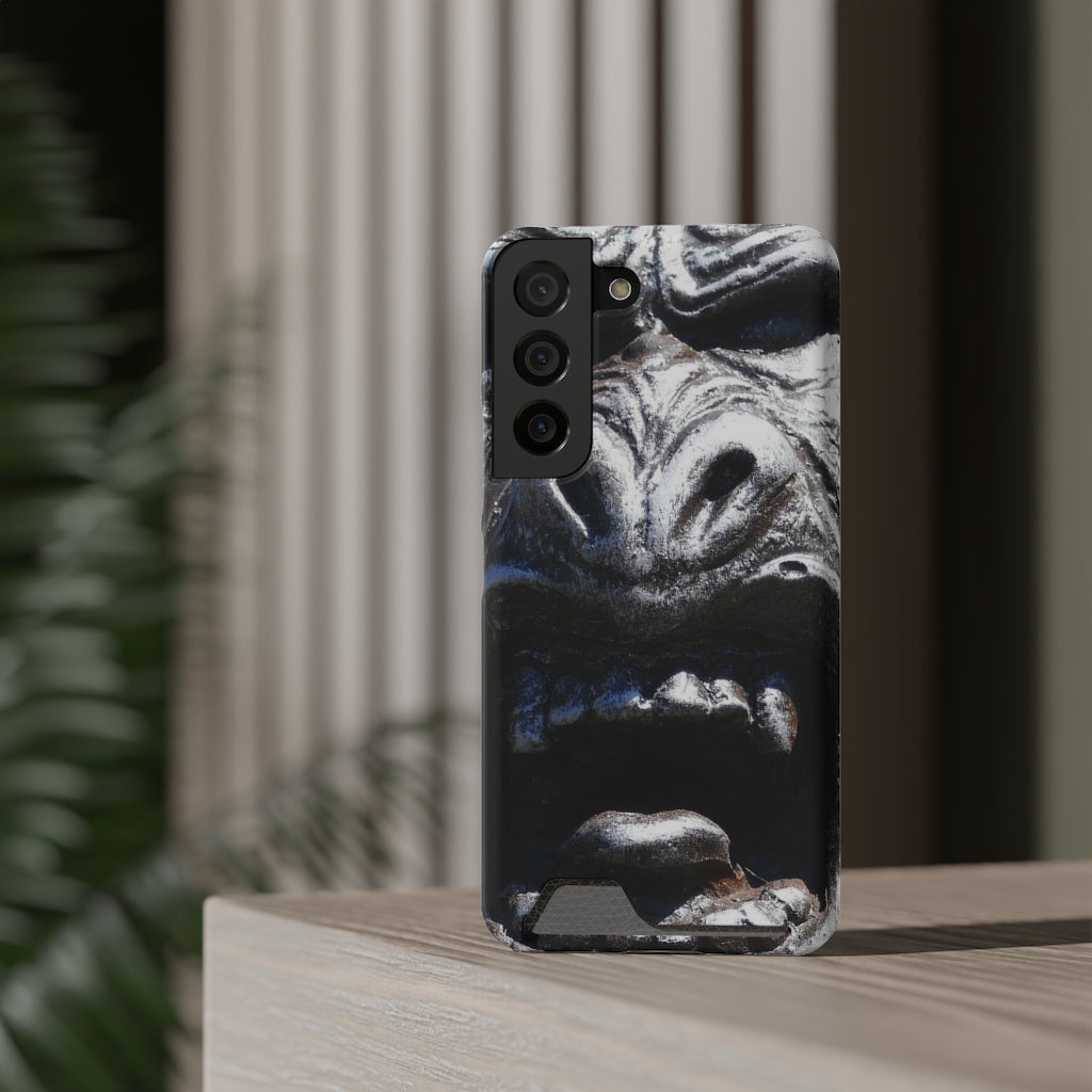 "Frenzy Scream" - Galaxy S22 S21 & iPhone 13 Case With Card Holder - Fry1Productions