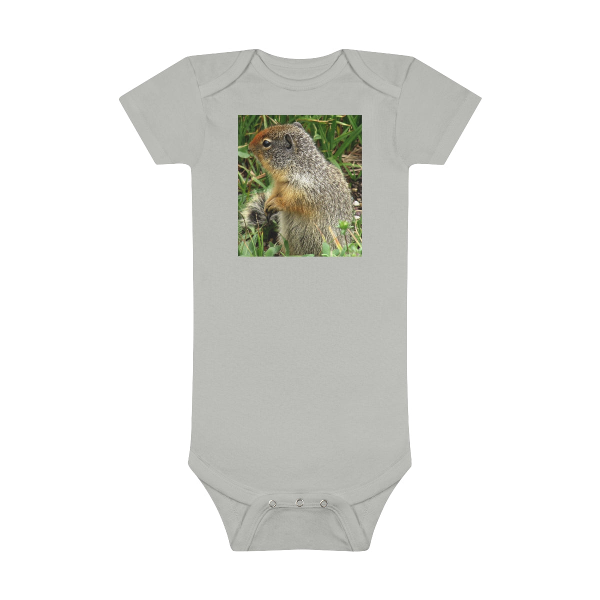 Inquisitive Stare - Baby Short Sleeve Onesie - Fry1Productions