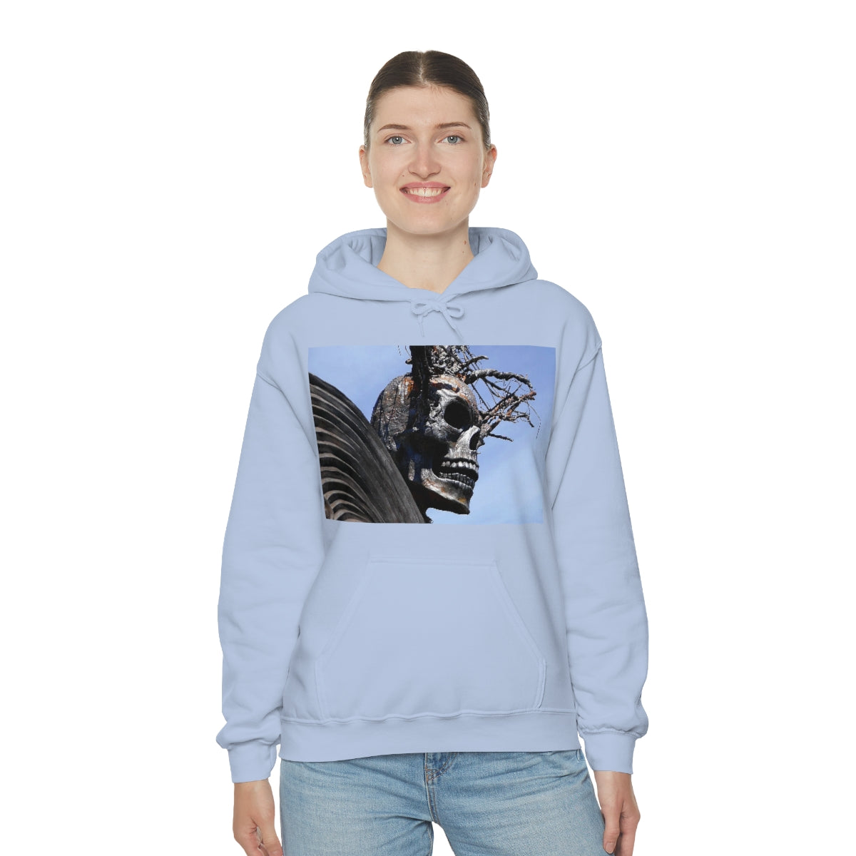 Skull Warrior - Unisex Heavy Blend Hooded Sweatshirt - Fry1Productions