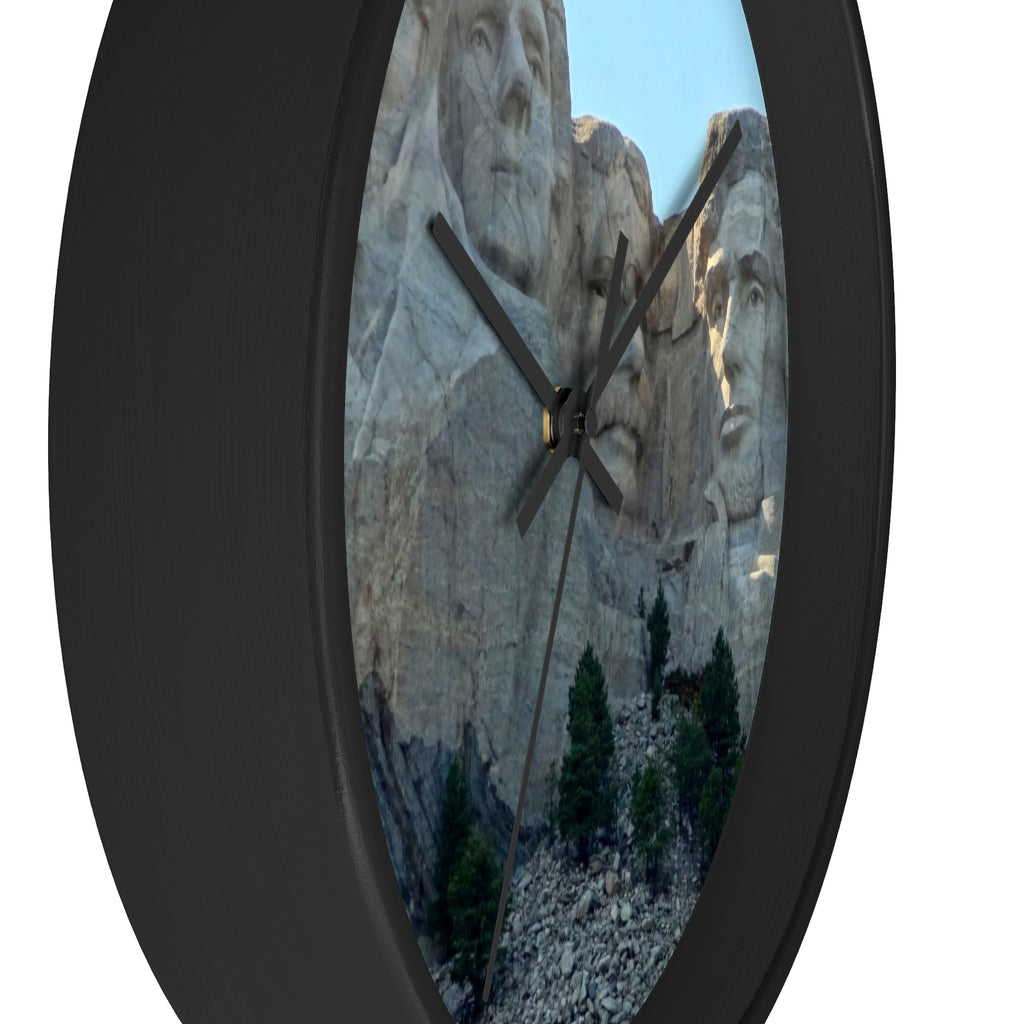 "History Remembered Forever" - 10" Wooden Frame Wall Clock - Fry1Productions